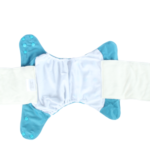 couche lavable évolutive (3–15 kg) avec inserts intégrés/كوش بالفوط المخيطة متعدّد الاستعمالات ويتأقلم مع عمر الصغير
